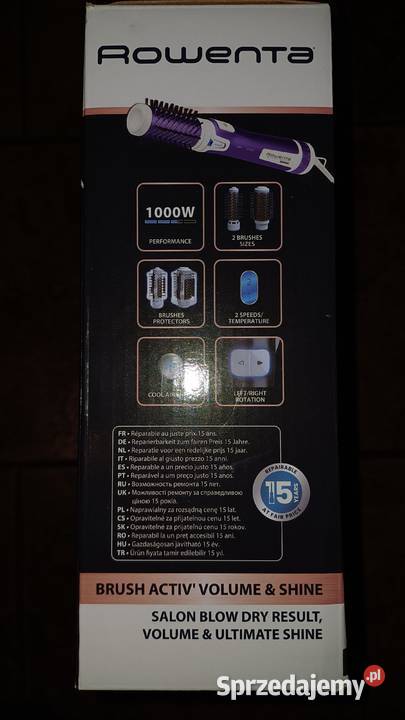 ROWENTA Brush Activ Volume Shine obrotowa Warszawa