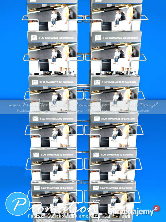 Dwustronny stojak na ulotki A5 P99m3 32 druciane Łódź sprzedam