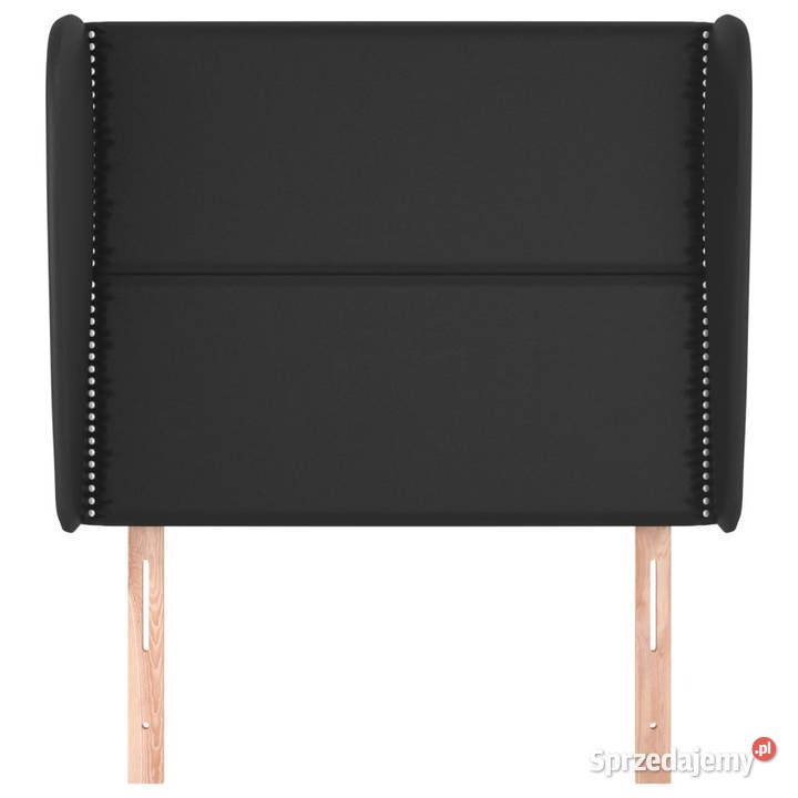 Zagłówek uszak czarny 83x23x118128 sztuczna Warszawa sprzedam