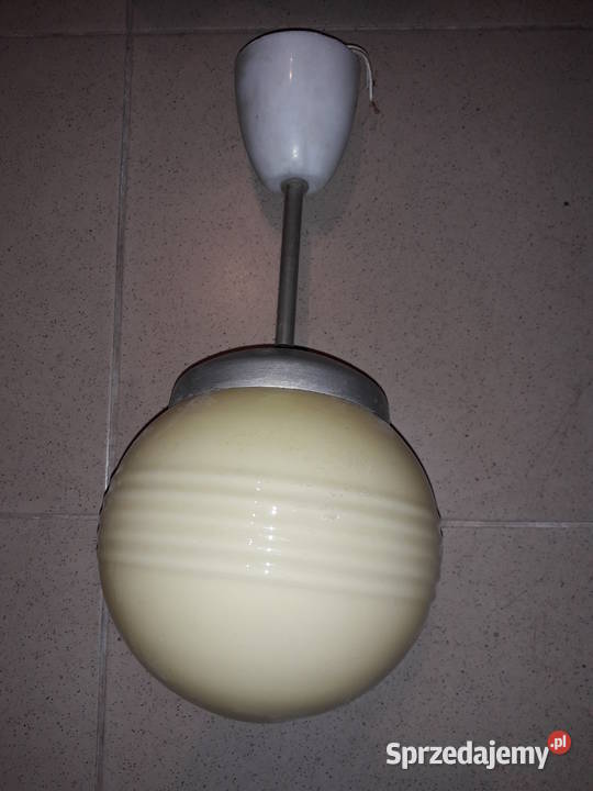 Lampa wisząca prl a może klosz jest starszy Warszawa