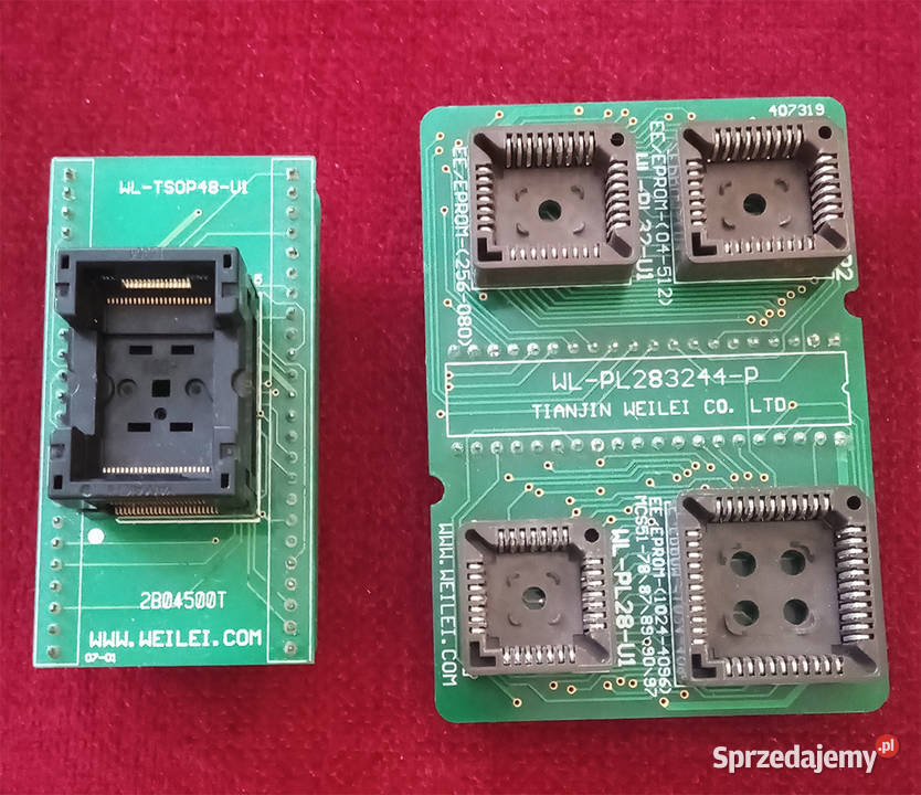 Programator Wellon VP990 adaptery TSOP48 i PLCC wielkopolskie Poznań