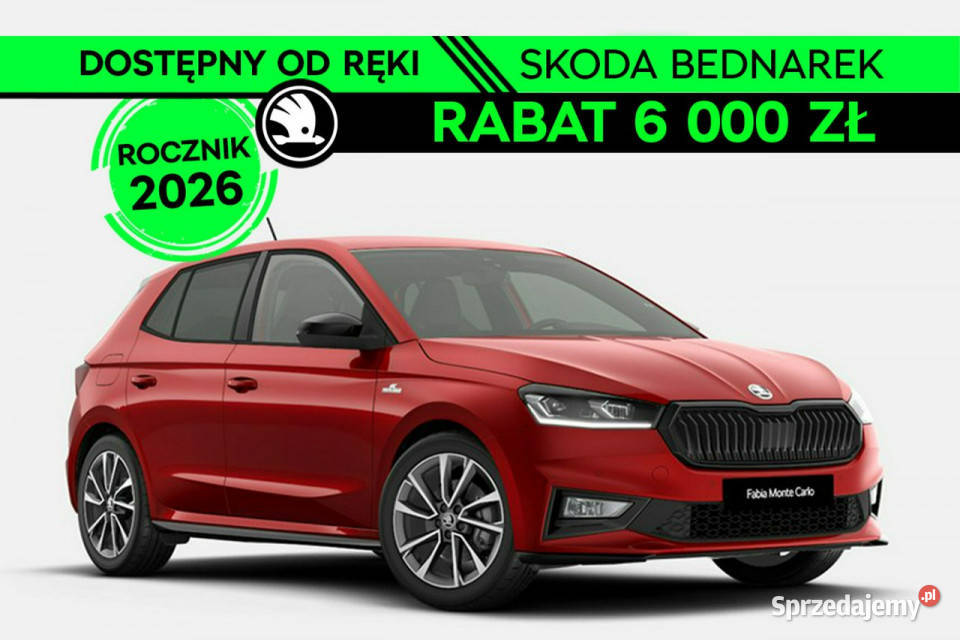 koda Fabia Monte Carlo 15 TSI 150 DSG Dostępny ogranicznik prędkości Fabia Łódź