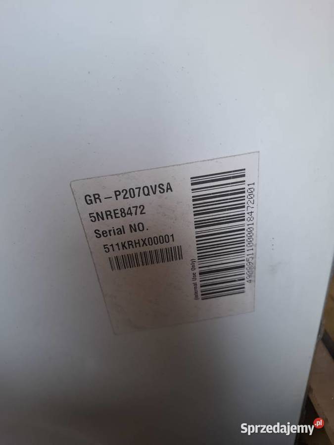 Lodówka Zamrazarka LG dwuskrzydłowa kostkarka Chorągwica