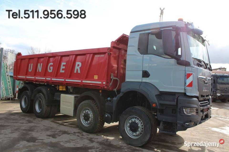 Wywrotka 8x4 3 stronna Man Tgs 1800kg Warszawa