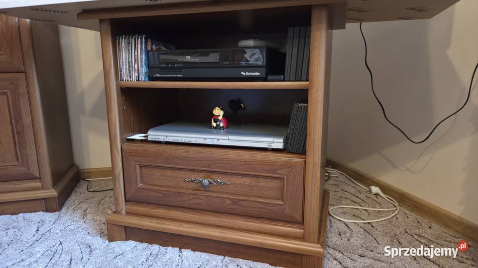 Szafka TV pod telewizor Kent BRW Black Red White Gronowo