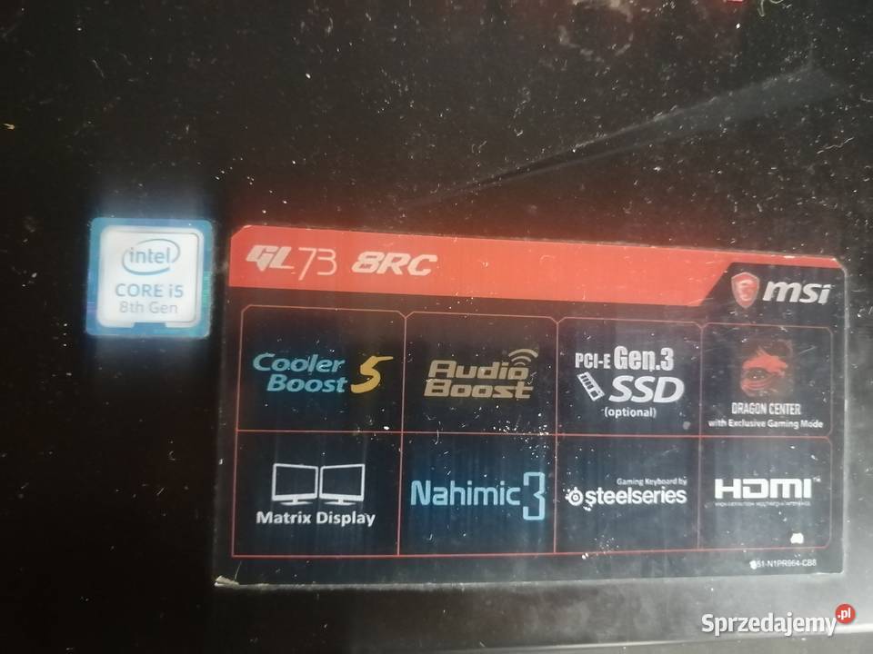 Gamingowy laptop MSI Czytaj opis Kwidzyn