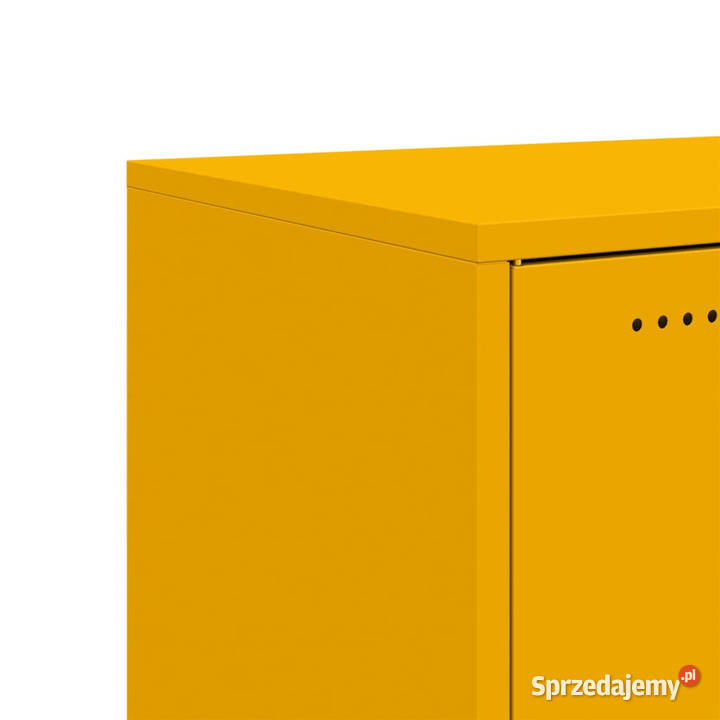 Szafka RTV musztardowa 68x39x435 stal WM846671 Warszawa