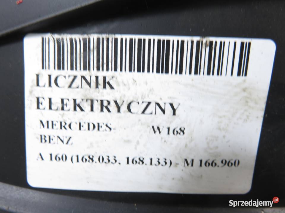 LICZNIK MERCEDESBENZ W168 16 102 A 160 M 166960