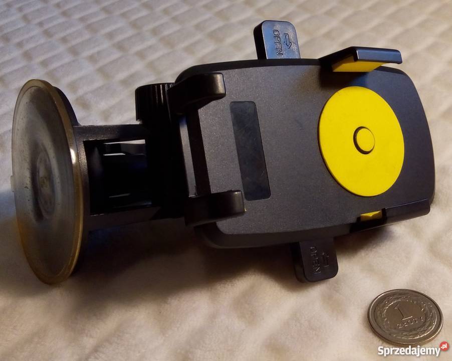 Uniwersalny uchwyt samochodowy żółty Akcesoria GSM Rogoźnik