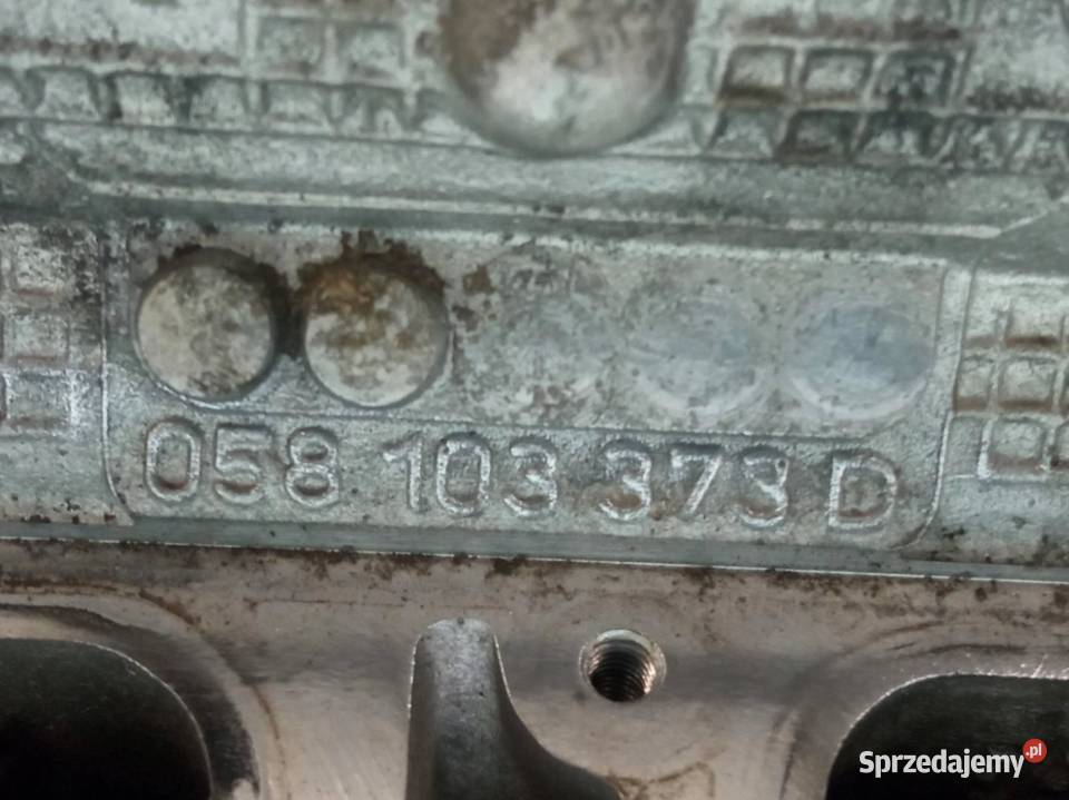GŁOWICA KOMPLETNA 058103373D 18 20V Seat Toledo Rok produkcji 1999