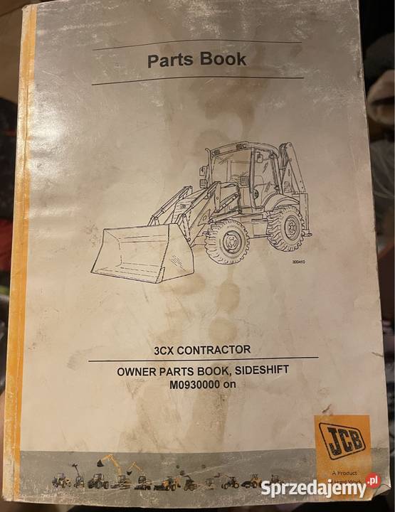 Katalog części koparkoładowarka 3CX contractor małopolskie