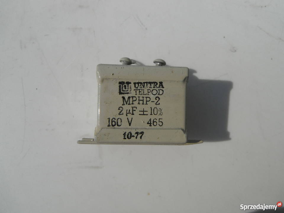 Kondensator MPHP2 2uF 160V Unitra Telpod Nowe Barak sprzedam
