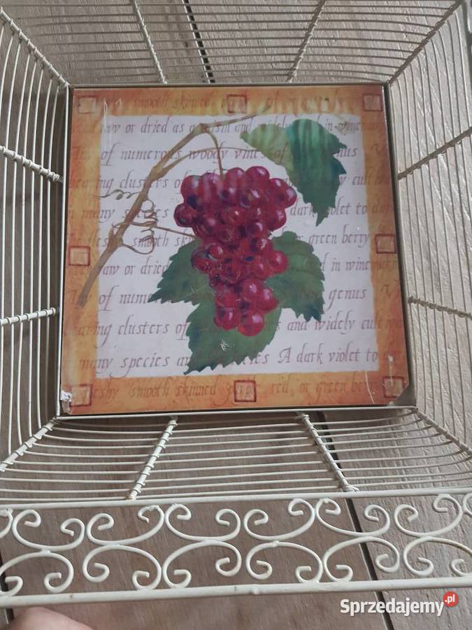 Koszyk metalowy W stylu Prowansji na owoce Wola Podłężna sprzedam