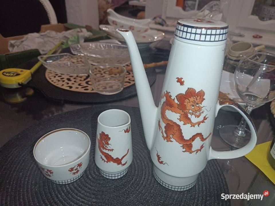 Stara japońska porcelana itpz sygnaturami Kępno