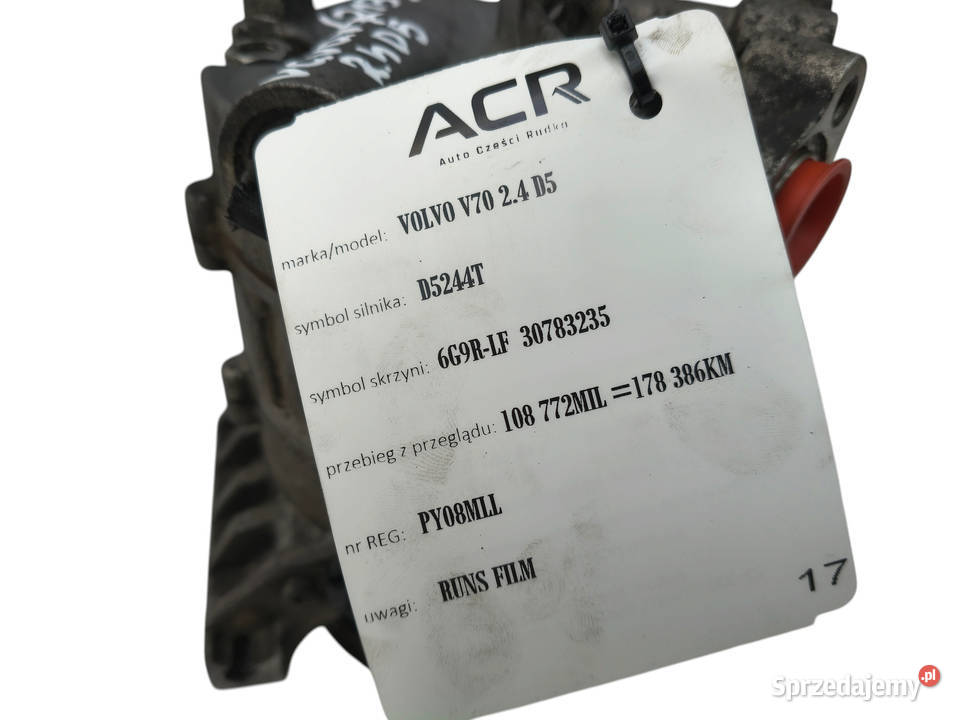 SPRĘŻARKA KLIMATYZACJI Volvo S80 24 D5 31250519