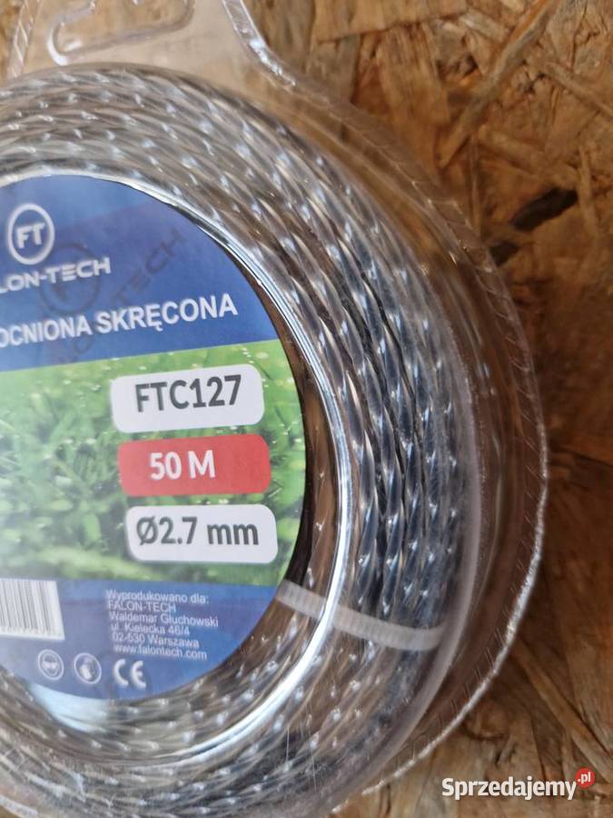 ŻYŁKA TNĄCA DO KOSY WZMOCNIONA 27 mm X 50 m sprzedam