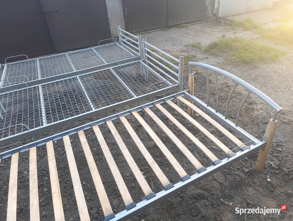 Łóżko polowe metalowe solidne wytrzymałe Będzin