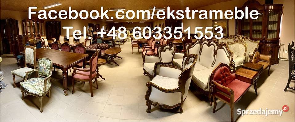 Stylowy Zestaw Rozkładany Stół 10 Krzeseł Gorzów Wielkopolski