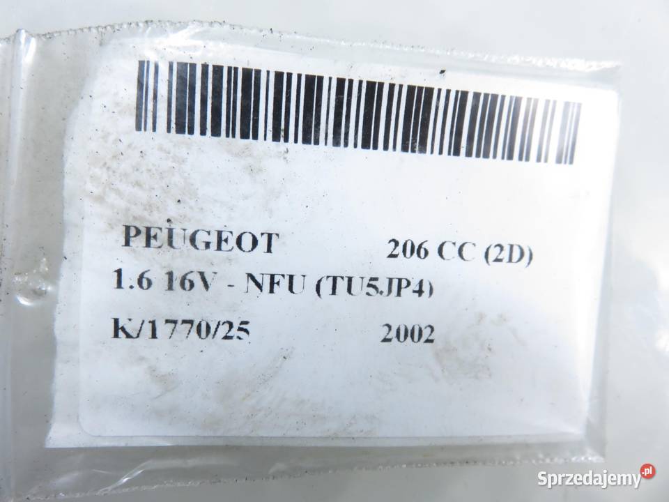 MCPERSON PRAWY PRZEDNI PEUGEOT 206 16 16V małopolskie