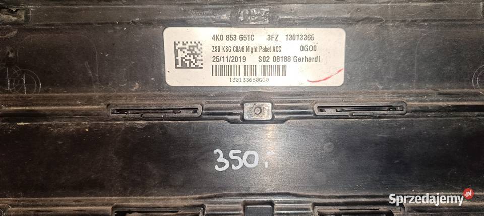 AUDI A6 C8 SLINE GRILL ATRAPA CHŁODNICY ZDERZAKA osobowe Lubin