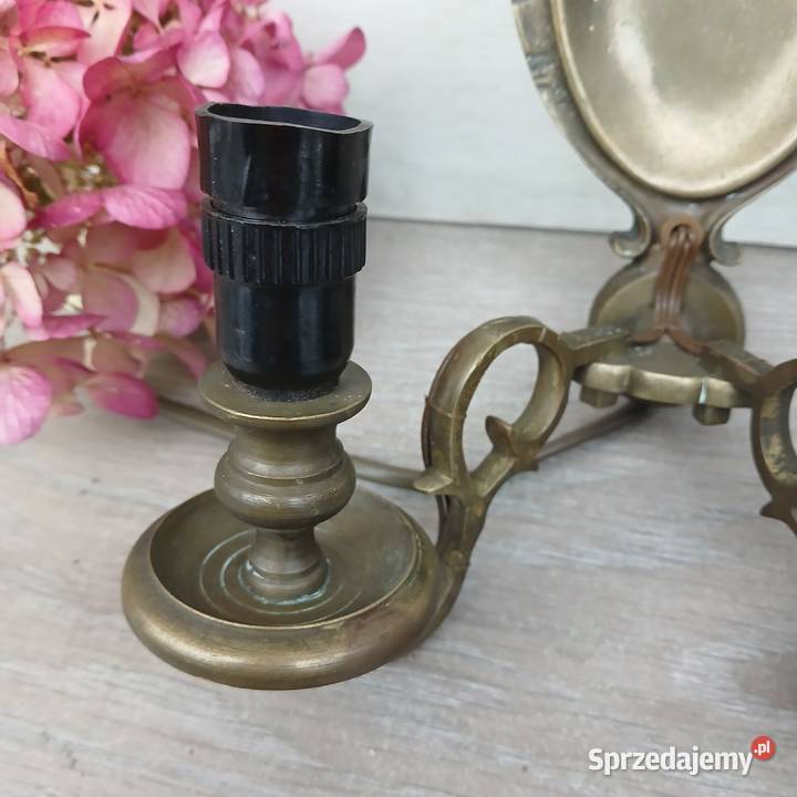 Mosiężny kinkiet Księstwo Warszawskie Warszawa