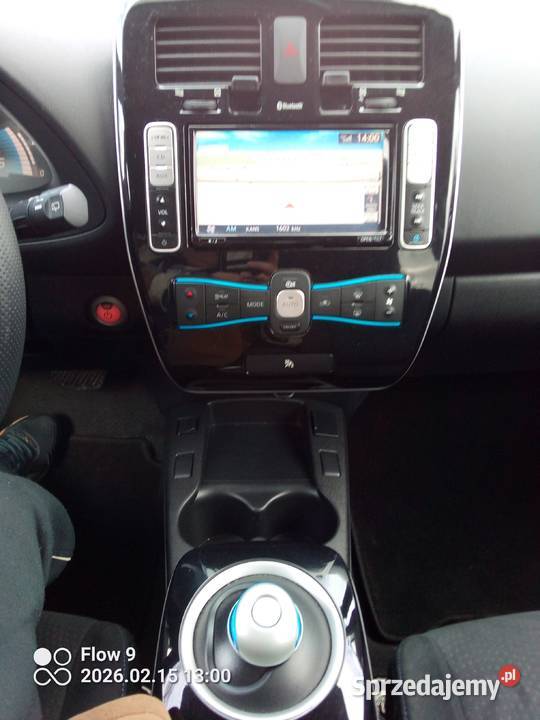 Nissan Leaf 24 kWh mit Batterie TEKNA 2015r 30 kamera cofania zachodniopomorskie Goleniów