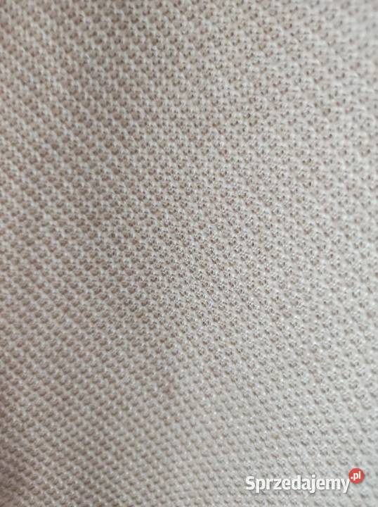ZARA ML bluzka bawełniana letnia beżowa szara brązowy/beżowy Bluzki i koszule