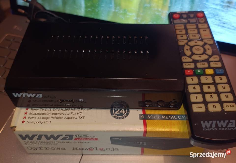 TunerDekoder Telewizji Cyfrowej WIWA H265 MAXX Pozostałe Solec Kujawski