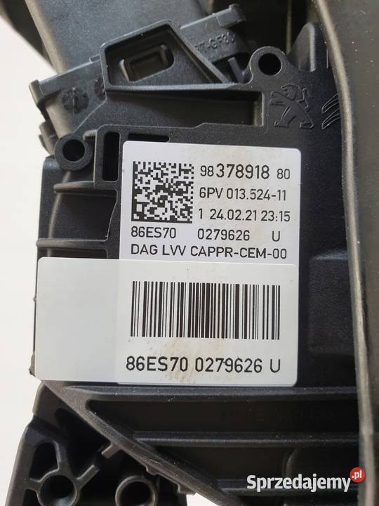 Opel Corsa F POTENCJOMETR GAZU Pedały pedał