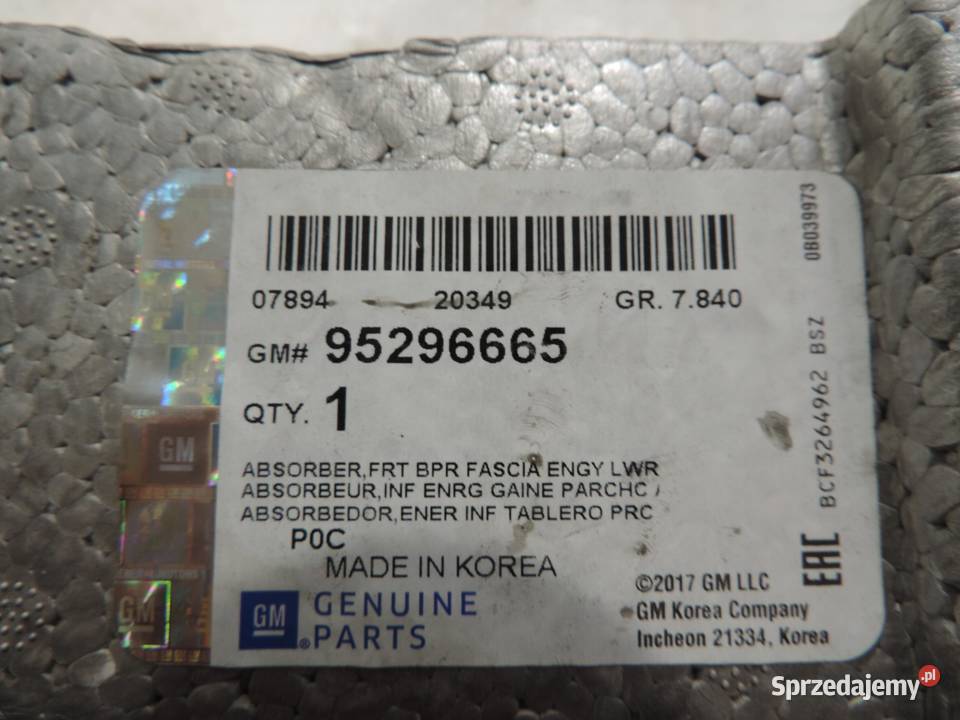 OPEL ANTARA 0615 ABSORBER ZDERZAKA PRZÓD