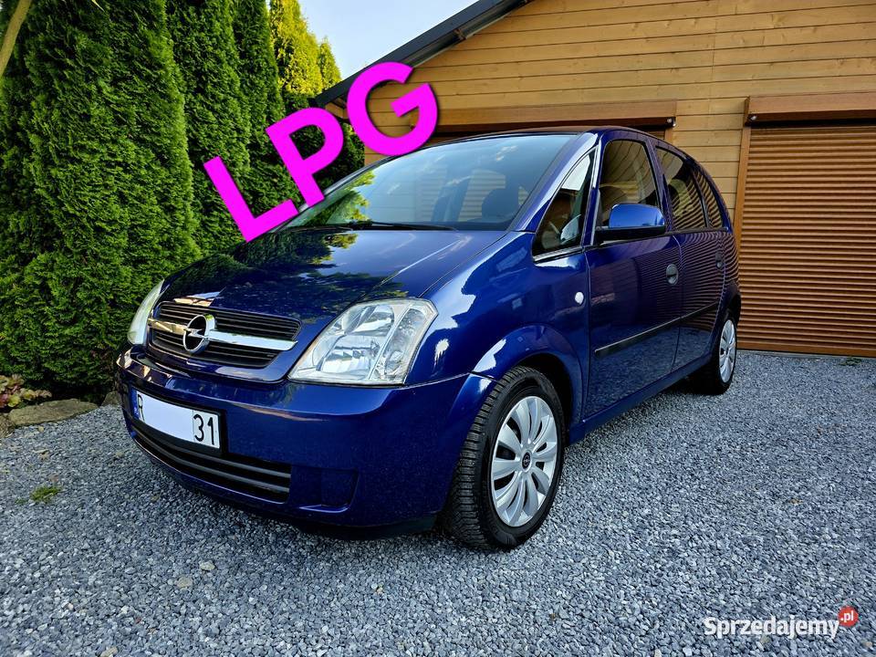 Opel Meriva 2005 r 16 LPG benzyna+LPG