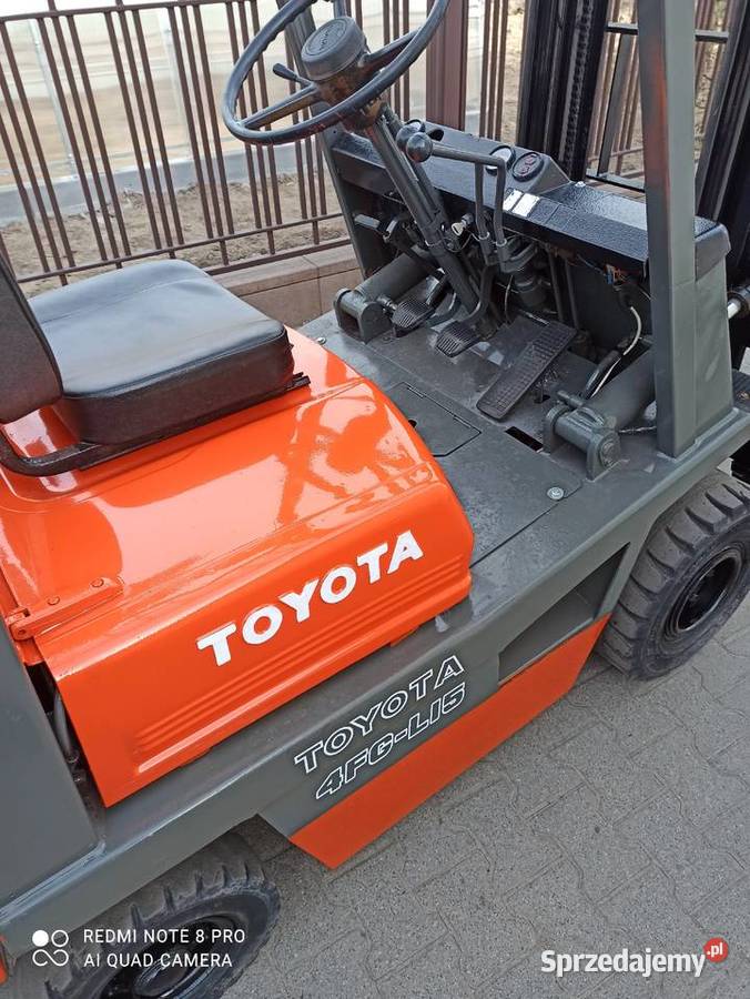 Wozek widlowy Toyota 4fg15 automat Gaz Sieradz