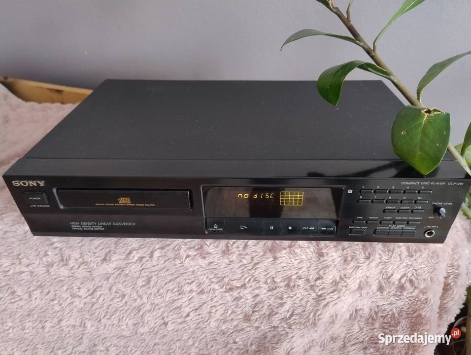 Odtwarzacz CD Sony cdp 361 z pilotem Audio Trzebuska