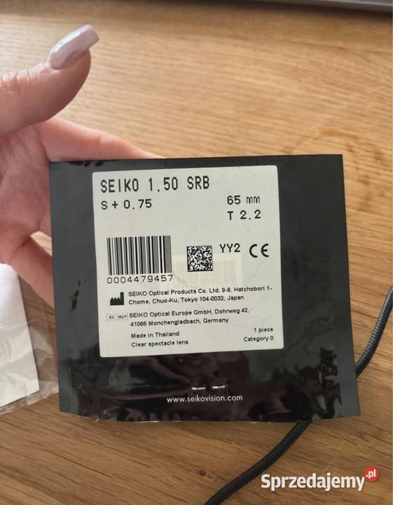 soczewki seiko super resistant blue Soczewki kontaktowe Korekcja wzroku Katowice sprzedam