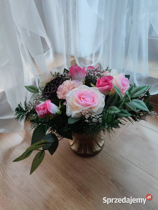 Kompozycja kwiatowa na grób kompozycja na Sosnowiec sprzedam