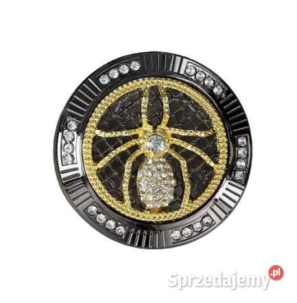 Czarny Młynek do Tytoniu Grinder Metalowy z Ostrowy nad Okszą