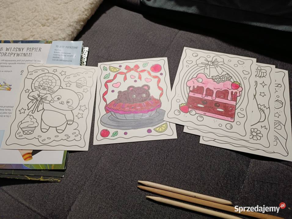 zaczarowany las 12 stron do zdrapywania i wielkopolskie Poznań sprzedam