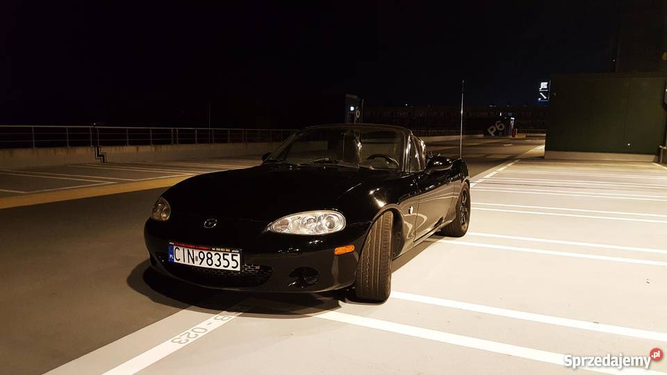 Mazda MX5 MAZDA MX 5 NBFL 2002 16 CZARNA cabrio kujawsko-pomorskie Bydgoszcz sprzedam