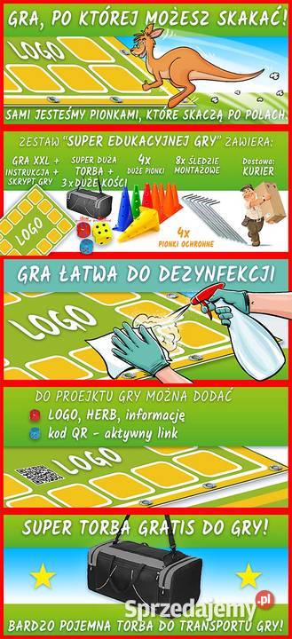 Gra XXL BEZPIECZNI W SIECI DZIECI do skakania Dla Dziecka Warszawa sprzedam