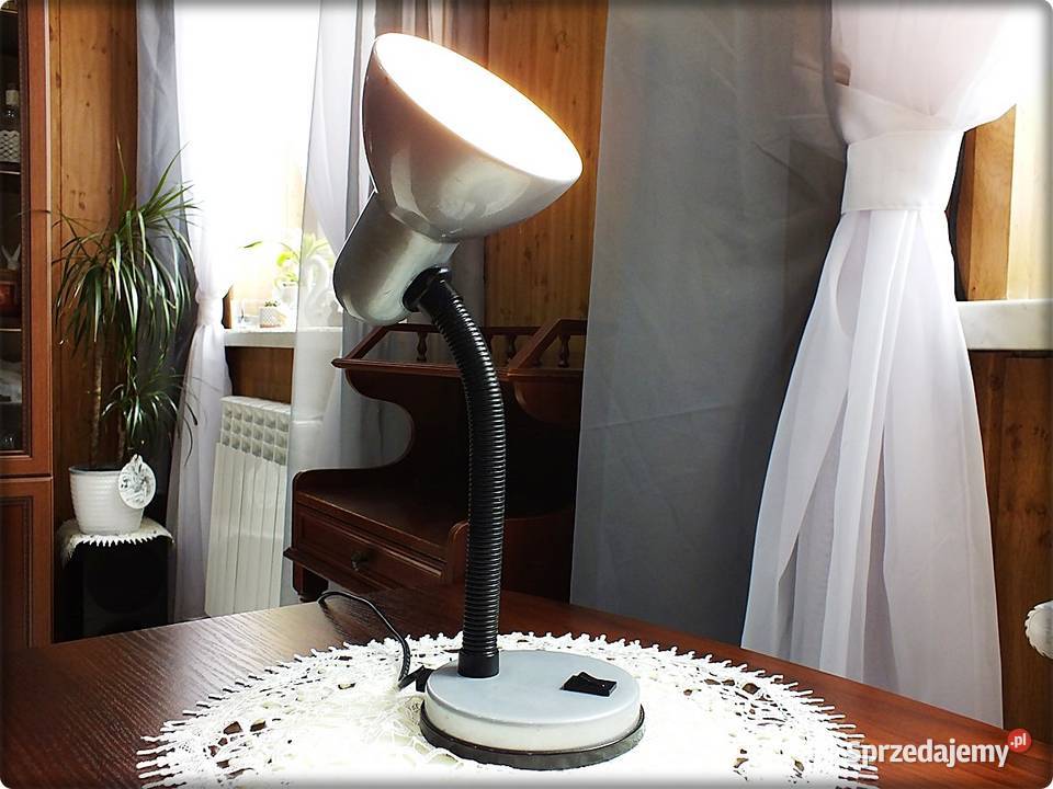 Lampka biurkowa stołowa regulowana Moc 60W długi Żary