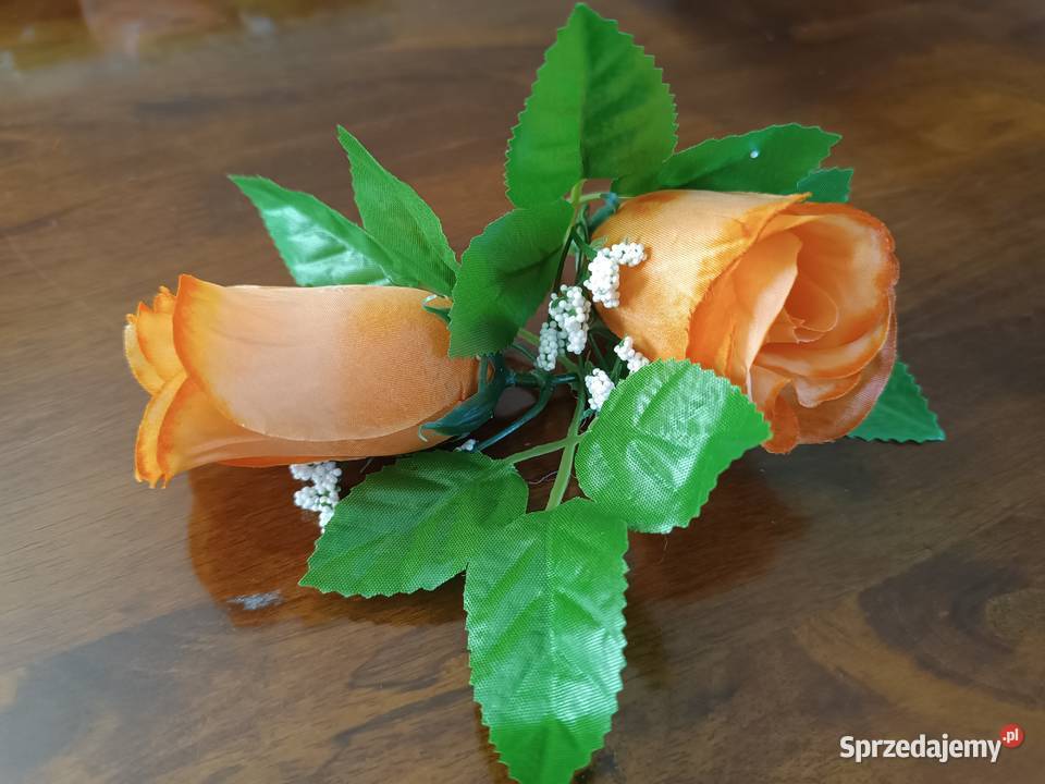 kwiaty sztuczne RÓŻA Z GAŁĄZKĄ VIP 1818B10 Siewierz