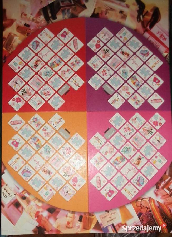 gra planszowa TREFL Świat modelek Barbie 2005 podkarpackie