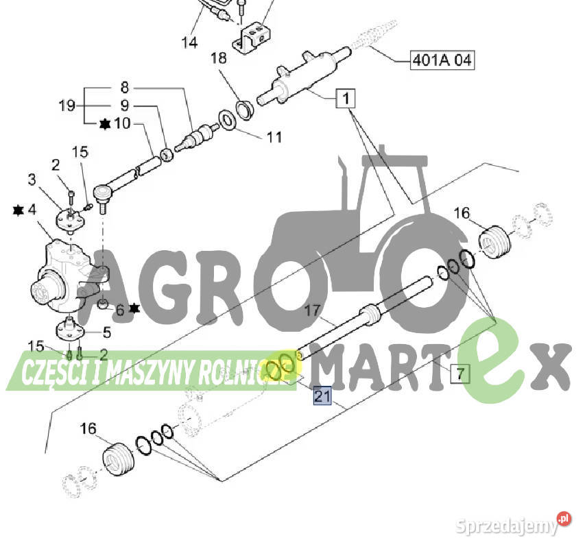 84240296 ZESTAW USZCZELEK CNH Wichrów