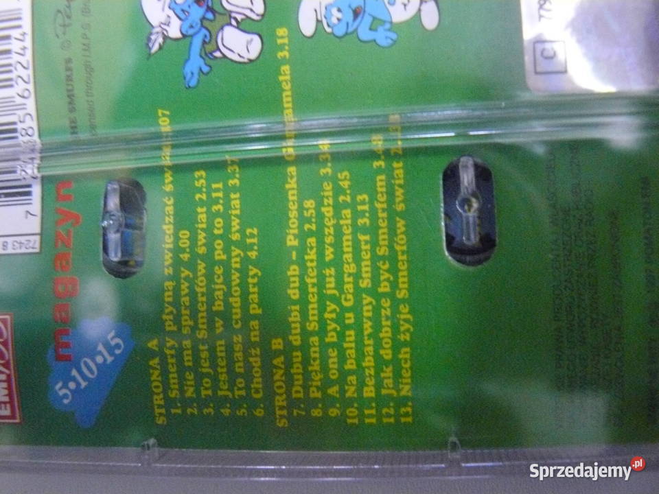 Smerfne hity kaseta audio Nowa Sól sprzedam