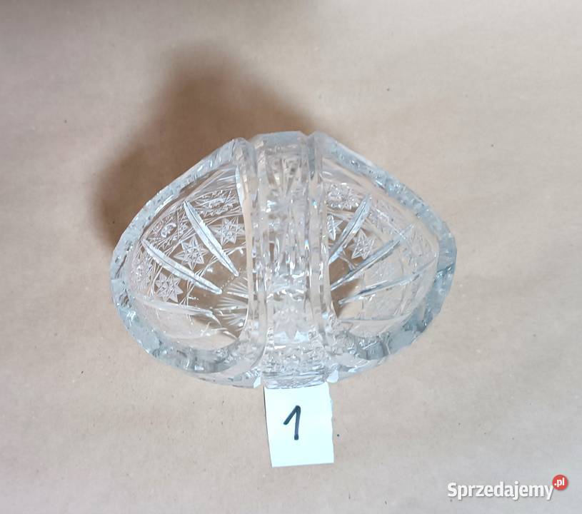 Miska kryształowa w kształcie koszyka Opole