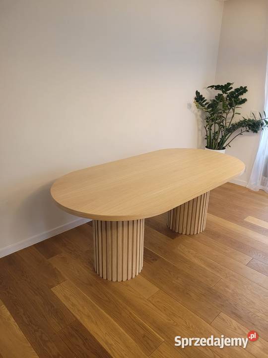 DĘBOWY Stół z lamelami COMODO AKANT MEBLE Gierałtowiczki