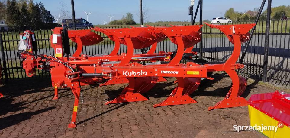 Pług obracalny RM2005 3 skibowy Kubota Grabiny-Zameczek