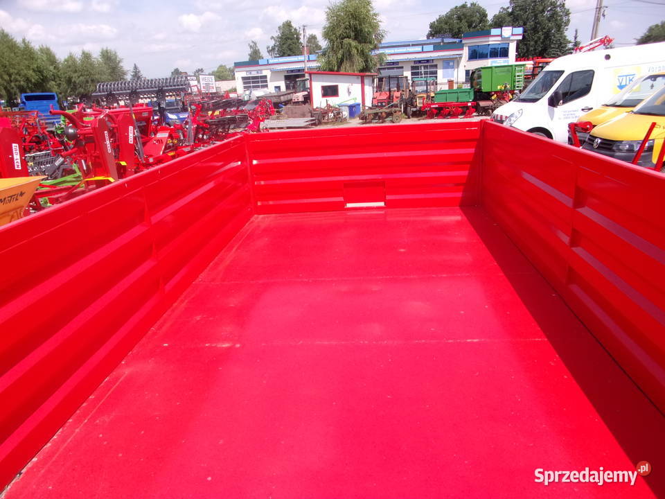 Przyczepa jednoosiowa 45 tony JOLMET wywrotka nieuszkodzony sprzedam