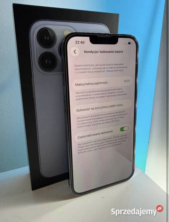 Apple iPhone 13 Pro 128GB 100 Kondycja Apple / iPhone wielkopolskie Kalisz sprzedam