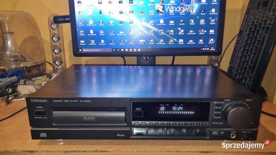 Odtwarzacz CD Technics SLPG520A JOG MASH Made in Odtwarzacze CD i MD